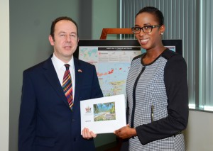 Minister Olivierre and the British High Commisioner