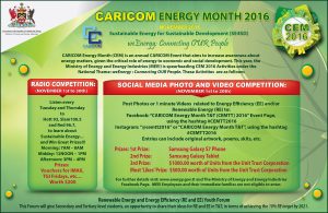 CARICOM ENERGY MONTH Flyer